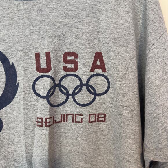 Delta Pro Weight Olympic Games Beijing 2008 Gray T-Shirt Size XL - Picture 7 of 10